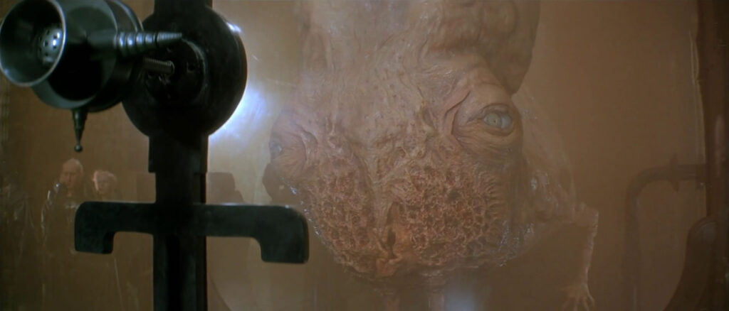 Screenshot of the third stage guild navigator in David Lynch's 'Dune' movie (1984). 