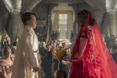 Royal wedding scene from HBO's 'Dune: Prophecy' TV series, episode 1.