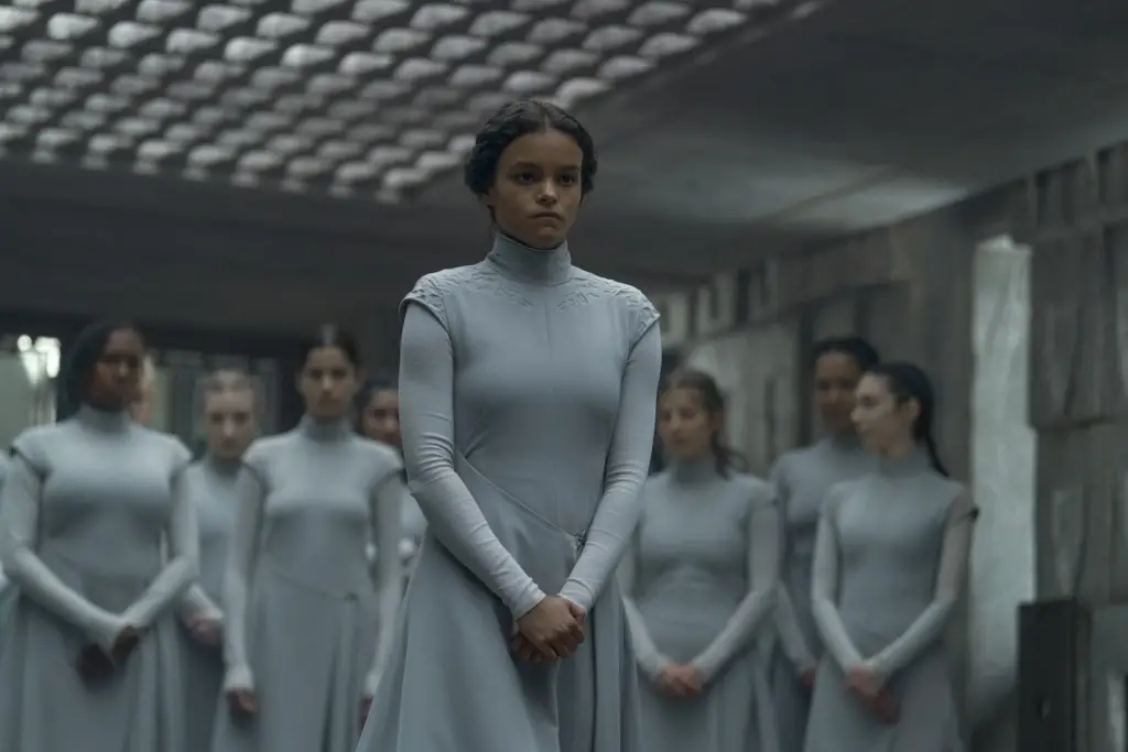 Still from HBO's 'Dune: Prophecy' TV series, featuring Sister Lila (Chloe lea).