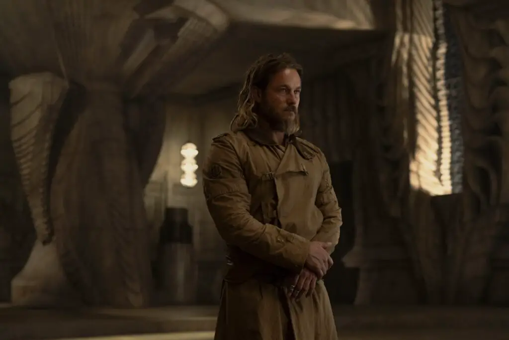 Travis Fimmel stars as Desmond Hart in HBO's 'Dune: Prophecy' TV series.