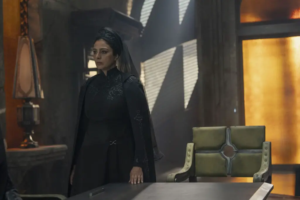 Sister Francesca (Tabu) in episode 6 of the 'Dune: Prophecy' TV series.