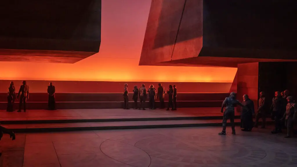 Thufir Hawat, together with captured Harkonnens, in a deleted scene from the end of the 'Dune: Part Two' movie.