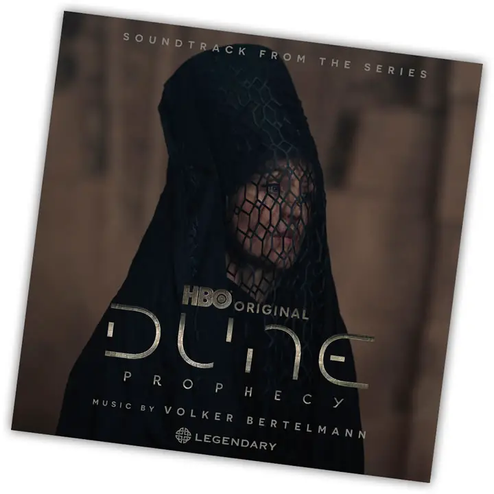 'Dune: Prophecy' soundtrack vinyl sleeve.