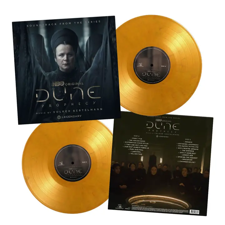 'Dune: Prophecy' soundtrack release on vinyl.