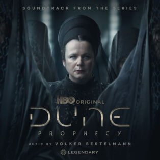 Cover of the 'Dune: Prophecy' soundtrack on vinyl.
