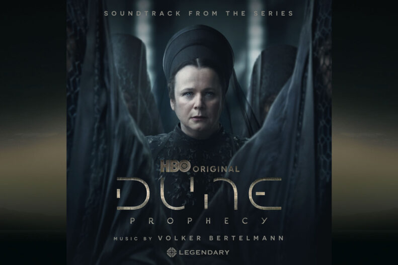 Cover of the 'Dune: Prophecy' soundtrack on vinyl.