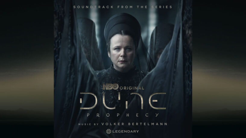 Cover of the 'Dune: Prophecy' soundtrack on vinyl.