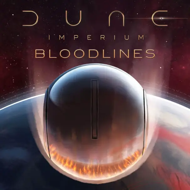 Key art from 'Dune: Imperium – Bloodlines' board game expansion.