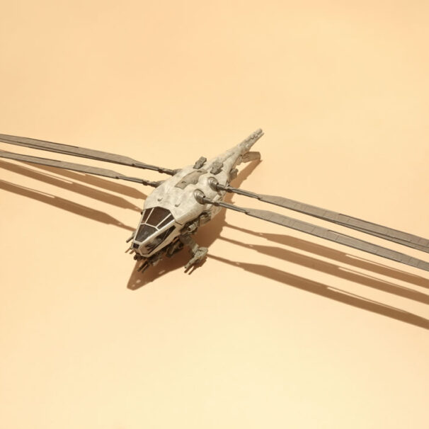 Harkonnen Ornithopter Die-Cast Model, from Insight Editions and Master Replicas, based on Denis Villeneuve's 'Dune' movies.