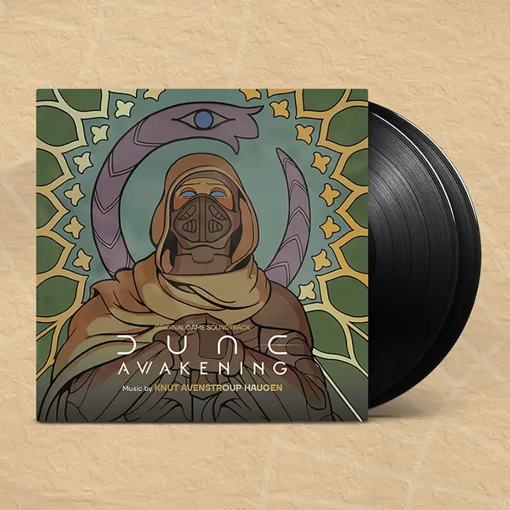 Cover artwork from 'Dune: Awakening'
Deluxe Double Vinyl, available from Laced.