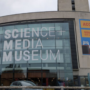 Entrance of Bradford's National Science and Media Museum, host of the annual Widescreen Weekend Film Festival.