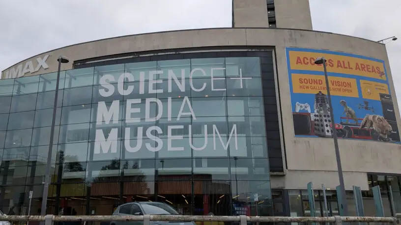 Entrance of Bradford's National Science and Media Museum, host of the annual Widescreen Weekend Film Festival.