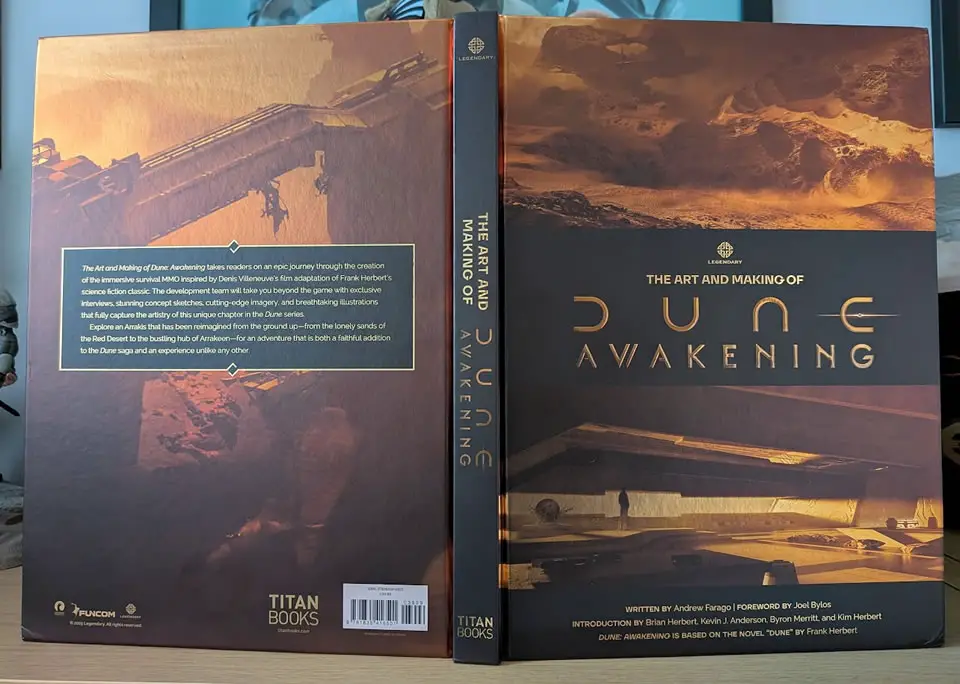 Full view of cover artwork from 'The Art and Making of Dune: Awakening', by Insight Editions.