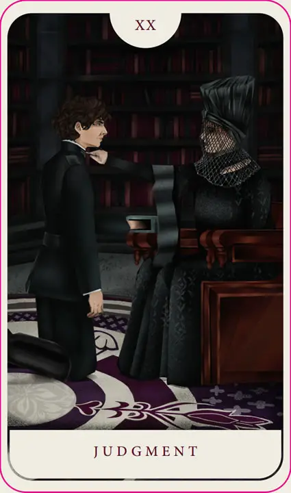 XX Judgment card from the 'Dune: Bene Gesserit Tarot Deck'.